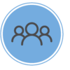 Community Connections Icon - Group of people