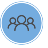 Community Connections Icon - Group of people